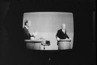 FILE PHOTO: President Gerald Ford and Jimmy Carter debate