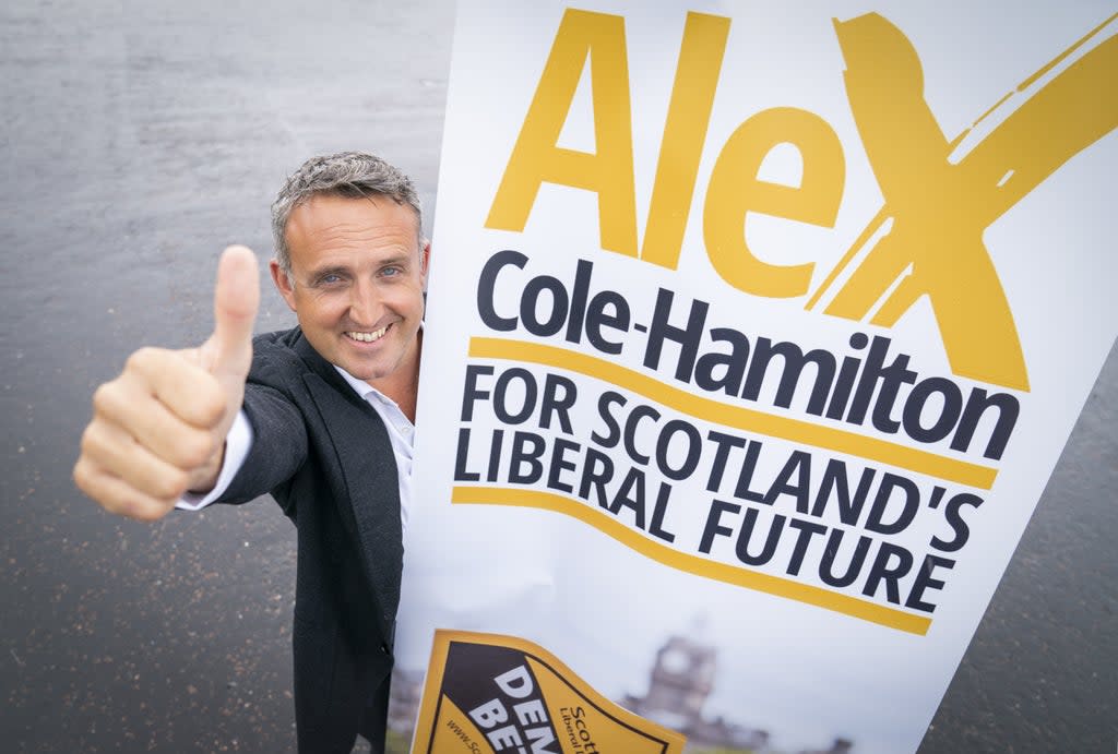 Alex Cole-Hamilton is the new Scottish Liberal Democrats leader (Jane Barlow/PA) (PA Wire)