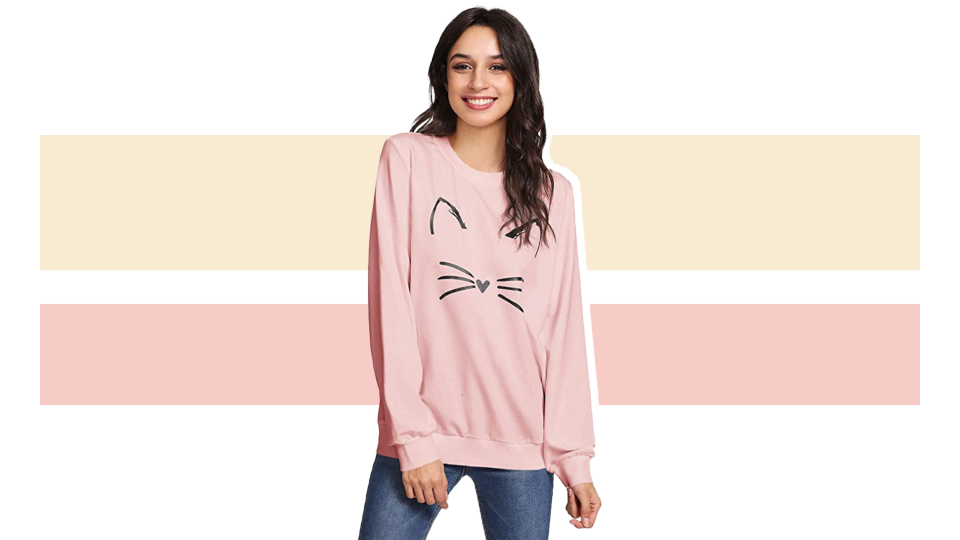 Mother's Day gifts for cat moms: sweatshirt