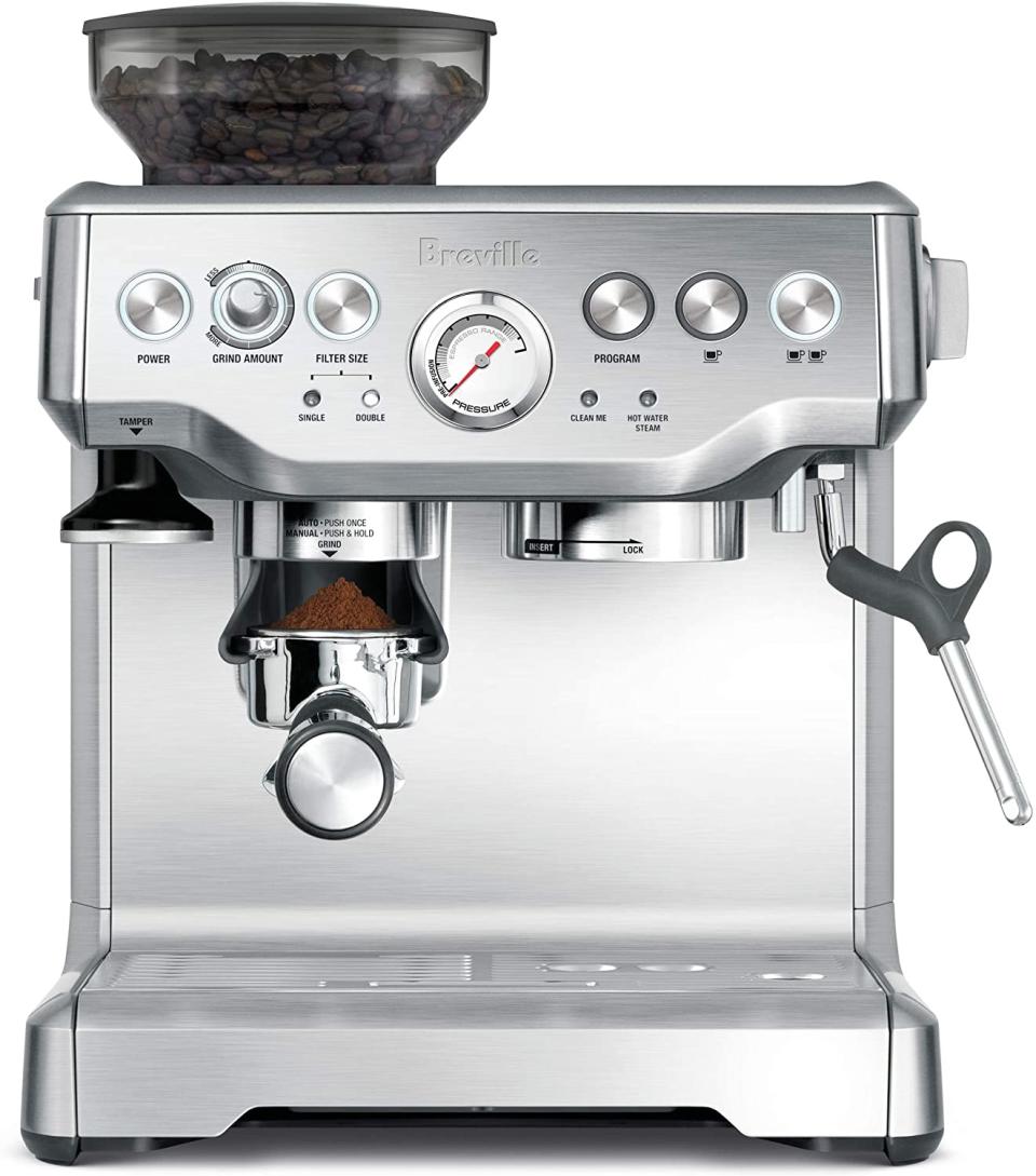 Breville BES870XL Barista Express Espresso Machine is on sale as part of Amazon's early Prime Day deals. 