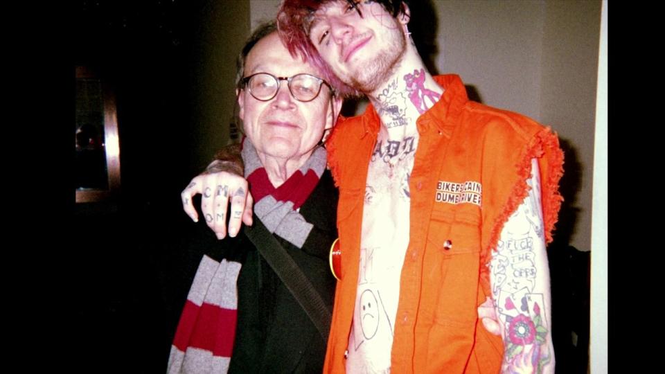 Peep and his grandfather in April 2017. Photo by Jack Womack.