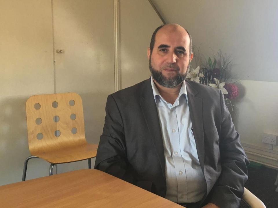 Toufik Kacimi, chief executive of the Muslim Welfare House in Finsbury Park (Lizzie Dearden)