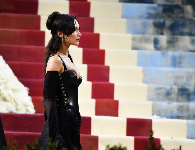 Bella Hadid says she didn't 'black out' from Met Gala corset