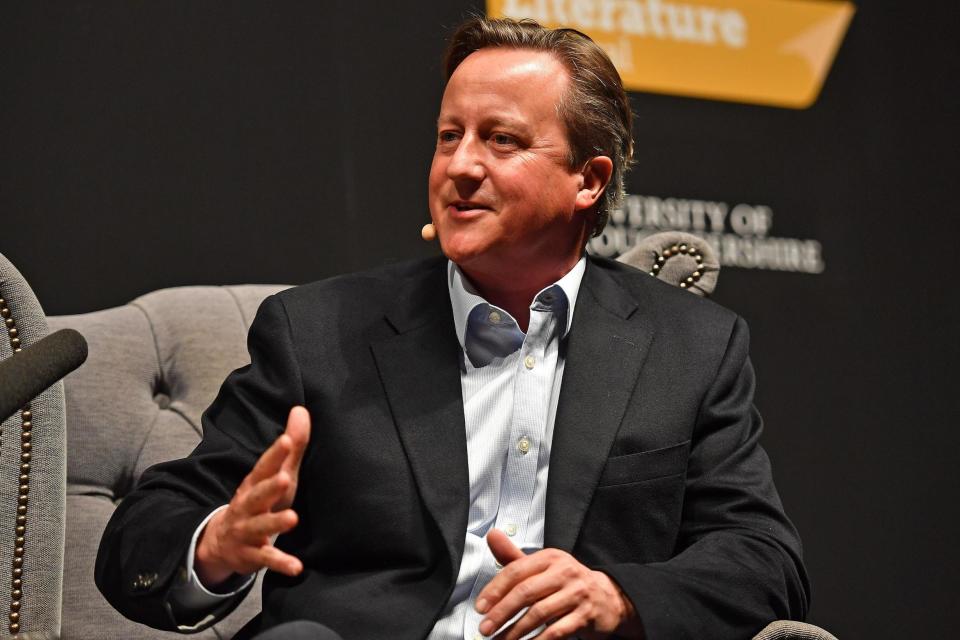 David Cameron has said he would back the PM's deal if he was still an MP: PA