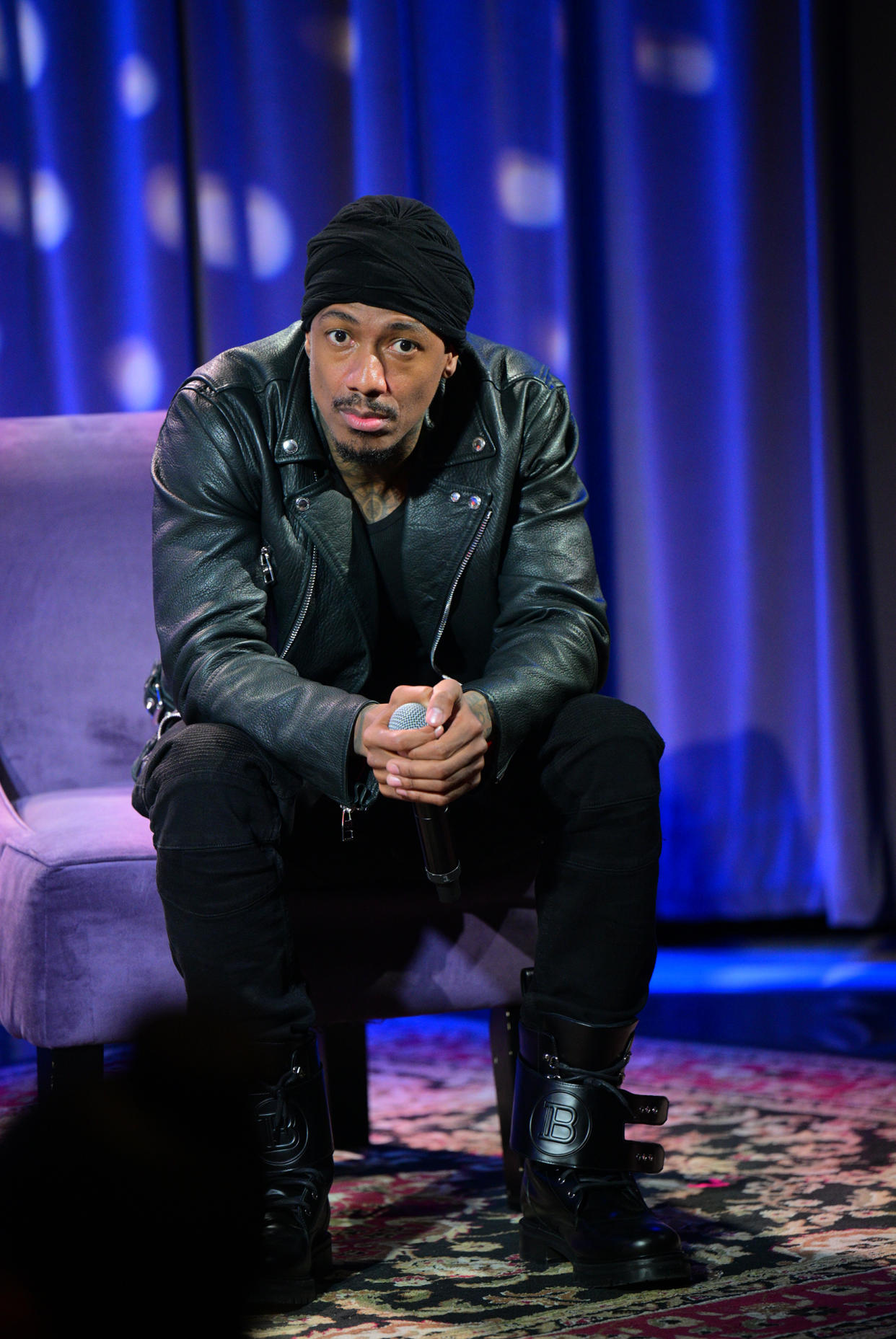 Nick Cannon speaks onstage at 