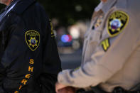 <p>San Francisco Sheriffs stand guard at the scene of a shooting at a UPS facility on June 14, 2017 in San Francisco, California. (Joel Angel Juarez/Anadolu Agency/Getty Images) </p>