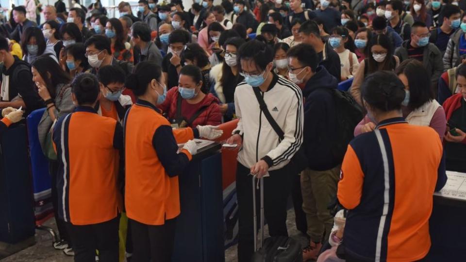 gente en Hong Kong