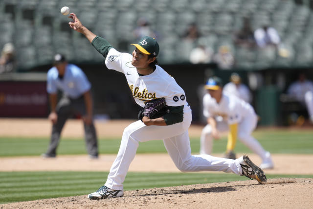 Shintaro Fujinami Cruises, Then Stalls in A's Debut - Sports Illustrated  Oakland Athletics News, Analysis and More