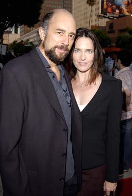 Richard Schiff and Sheila Kelley at the LA premiere of New Line's Simone