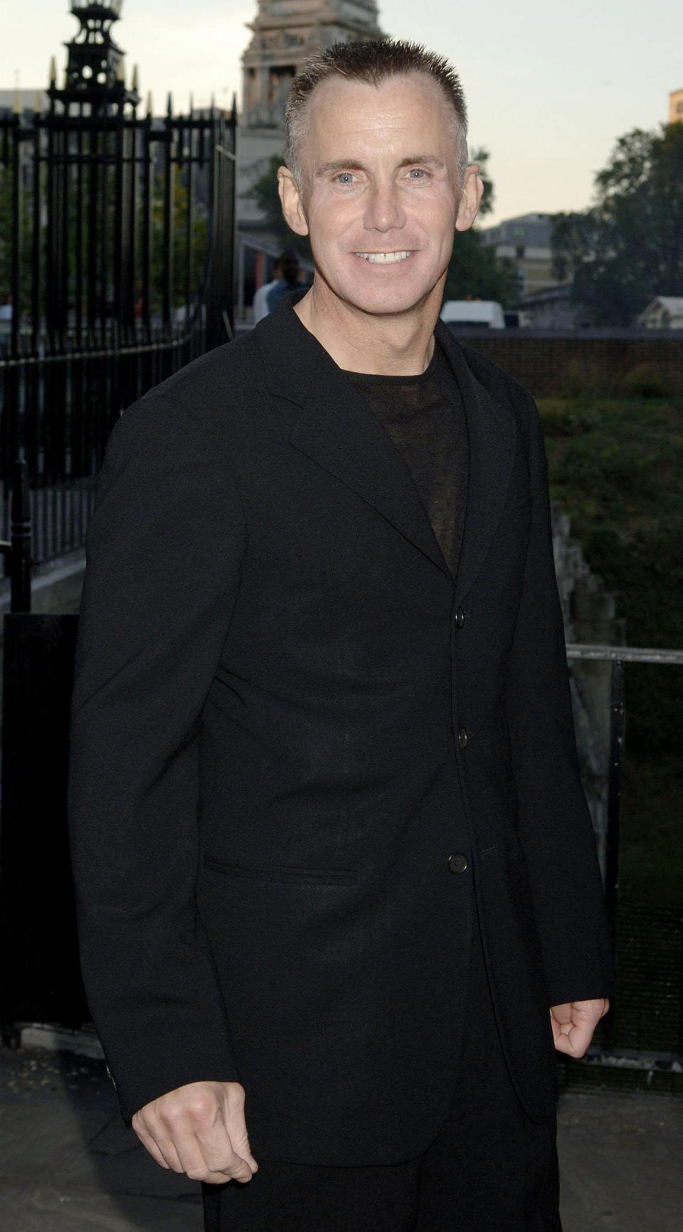 Chef Gary Rhodes attending the Pet Shop Boys in concert at the Tower of London, central London.