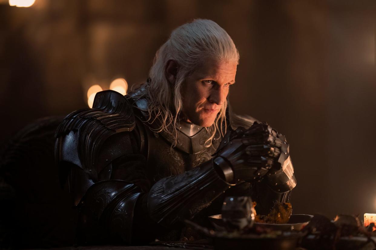 Matt Smith and his "House of the Dragon" character Daemon Targaryen were ablaze in Season 1. Things get harder for the  Rogue Prince in Season 2.