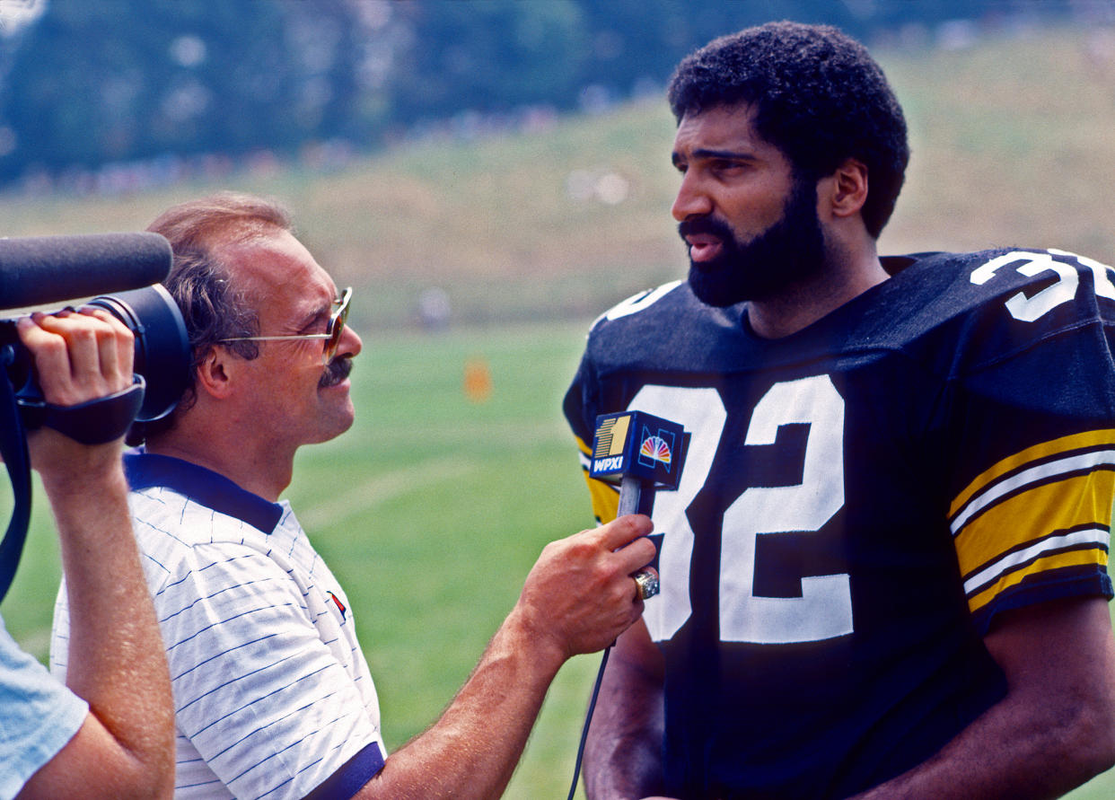 Pittsburgh Steelers Rocky Bleier, Franco Harris (George Gojkovich / Getty Images)
