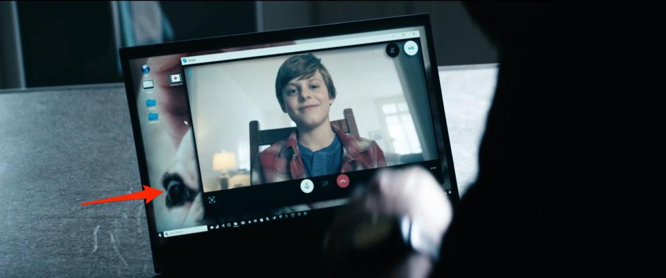 A computer screen seen in season three, episode two of "The Boys."