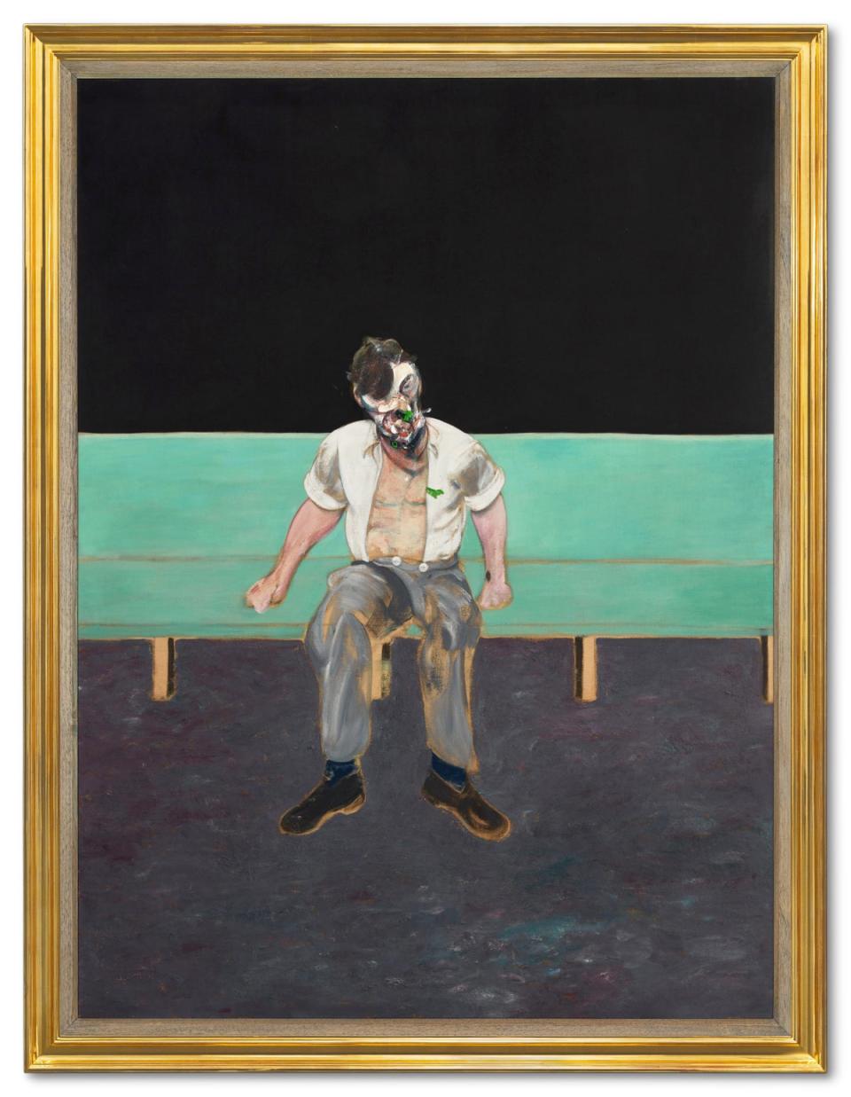 Study for Portrait of Lucian Freud by Francis Bacon (Sothebys)