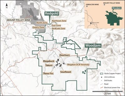 Figure 1 – Woodjam Project (CNW Group/Vizsla Copper Corp.)