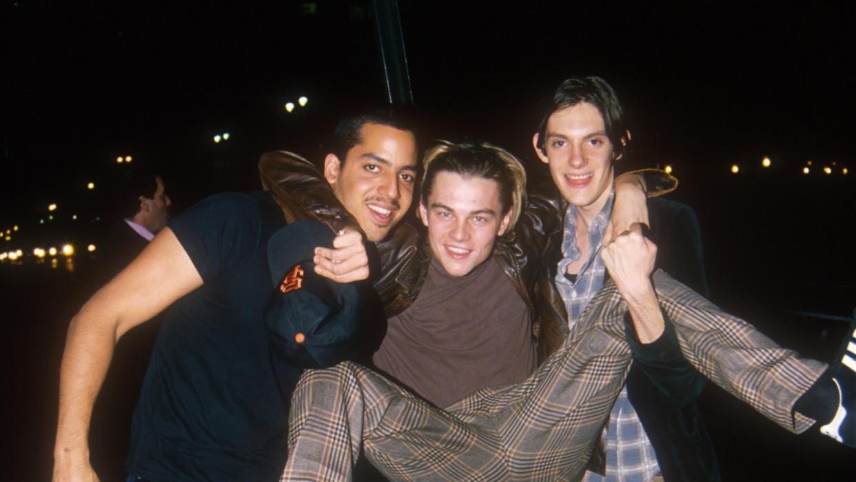 David Blaine, Leonardo DiCaprio and Lukas Haas