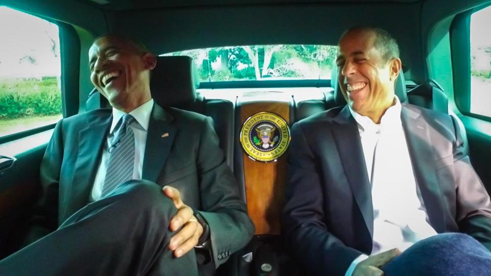 Jerry Seinfeld visited the White House to interview wisecracking then-President Barack Obama.