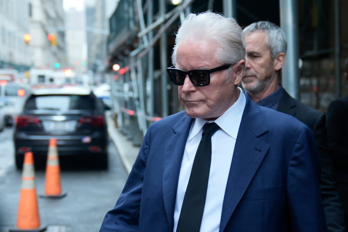 Eagles frontman Don Henley outside court in New York ((Copyright 2024 The Associated Press. All rights reserved.))