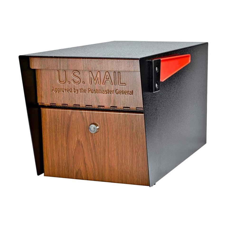 10) Vintage Locking Mailbox