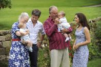 <p>And then there were two more… The arrival of twins Princess Josephine and Prince Vincent in 2011 saw the family become closer than ever.</p>