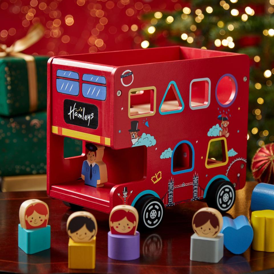 The Hamleys wooden bus is an option for those looking for a more traditional gift