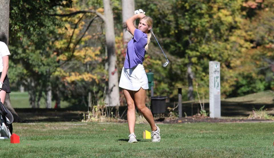 Lexington's Makaree Chapman was named the 2024 Ohio Cardinal Conference Girls Golf Player of the Year.