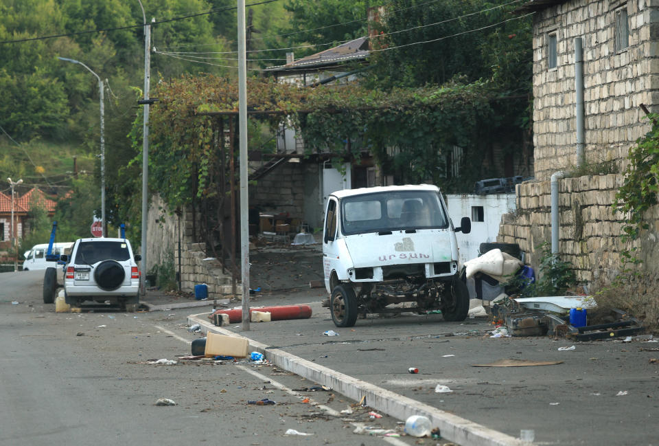 Les images du Haut-Karabakh vidé de sa population après un exode massif 