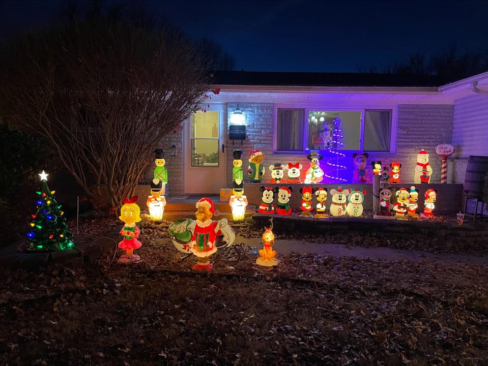 Christmas decorations at Bob Graham's home at 1953 S. Meadowview Ave. in 2023.