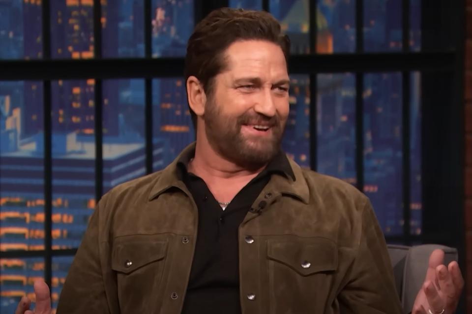 Gerard Butler Burned His Face with Phosphoric Acid While Filming Plane
