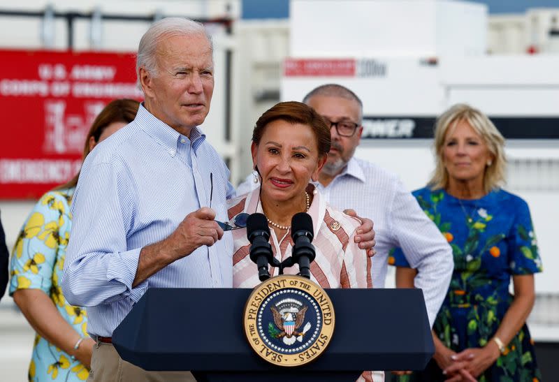 U.S. President Joe Biden and First Lady Jill Biden visit Puerto Rico