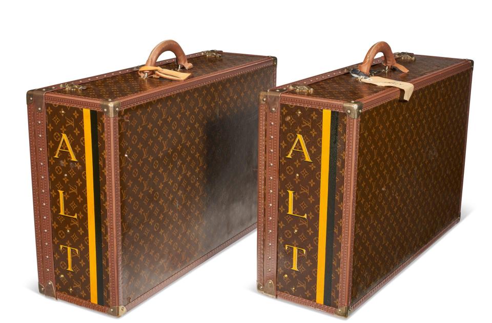 <p>A PAIR OF PERSONALIZED BROWN MONOGRAM LACQUERED CANVAS HARDSIDED SUITCASES</p><p>christies.com</p><p>$100.00</p><p><a href="https://onlineonly.christies.com/s/collection-andre-leon-talley-online/pair-personalized-brown-monogram-lacquered-canvas-hardsided-suitcases-243/174350?ldp_breadcrumb=back" rel="nofollow noopener" target="_blank" data-ylk="slk:Shop Now;elm:context_link;itc:0;sec:content-canvas" class="link ">Shop Now</a></p><span class="copyright">christies.com</span>
