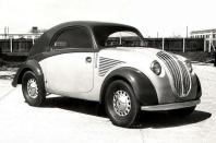 <p>Steyr may be better known today for making cars for other companies, but prior to the Second World War it made its own very advanced 50 from 1936 to 1940. The 50 was a compact car in a similar vein to the Volkswagen Beetle, and the Steyr also used a flat-four engine. However, the 50’s motor was front-mounted and water-cooled.</p><p>A more powerful 55 model was added in 1938, which also had a longer wheelbase to improve rear seat space. In total, around 13,000 of both versions were produced.</p>