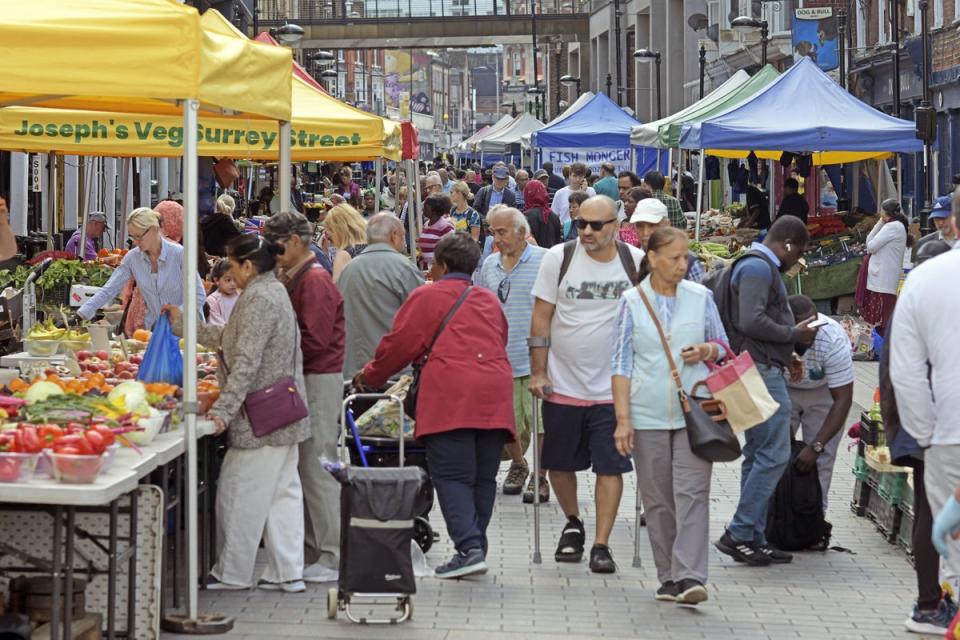 Surrey Street Market in Croydon proper is good for fruit and veg (Daniel Lynch)