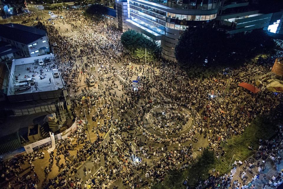 Thousands of people rallied in the 2014 protests (Lam Yik Fei/Getty Images)