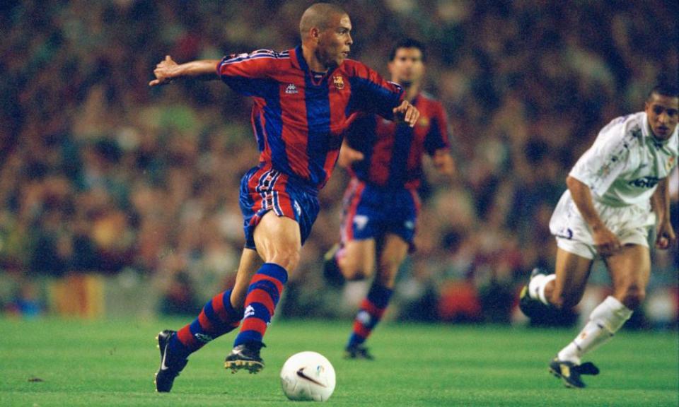 Ronaldo scored 47 goals in 1996-97 – his only season at Barcelona – before an acrimonious transfer to Internazionale.