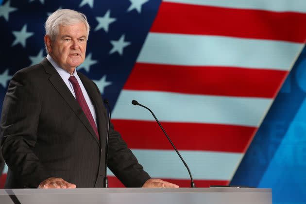 Newt Gingrich, former speaker of the House, in 2018. (Photo: ZAKARIA ABDELKAFI via Getty Images)