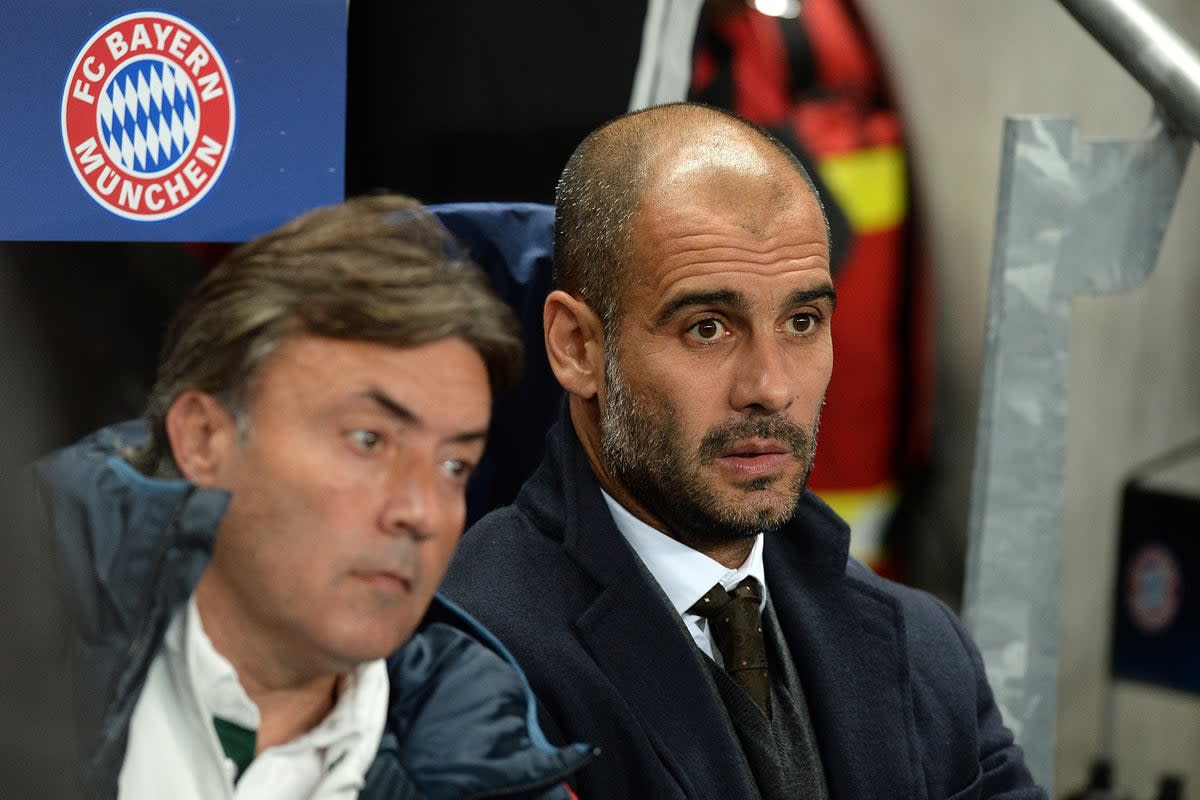 Pep Guardiola won three Bundesliga titles as head coach of Bayern Munich (Martin Rickett/PA) (PA Archive)