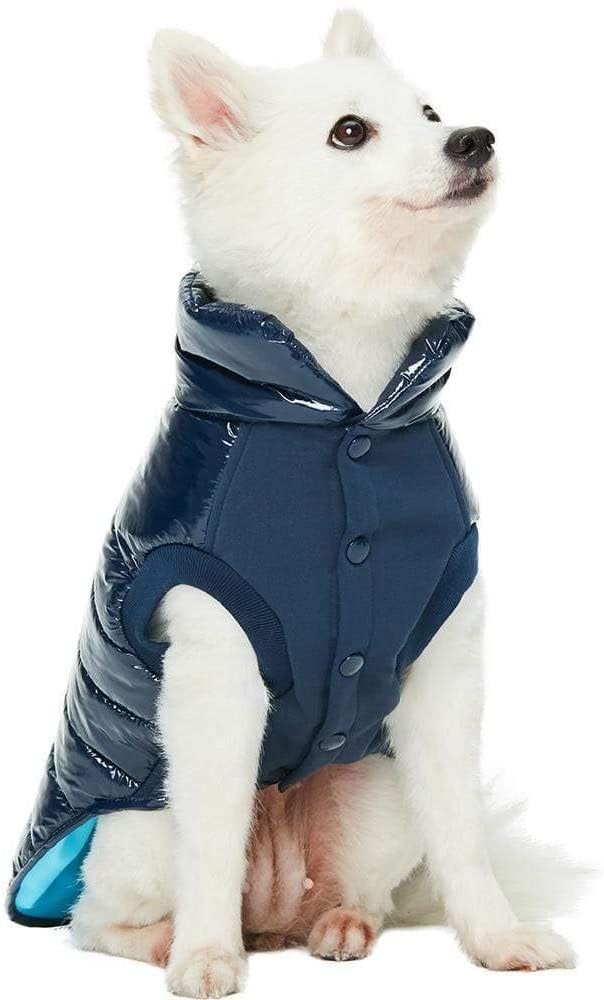 Blueberry Pet Cozy & Comfy Puffer - available on Amazon. 