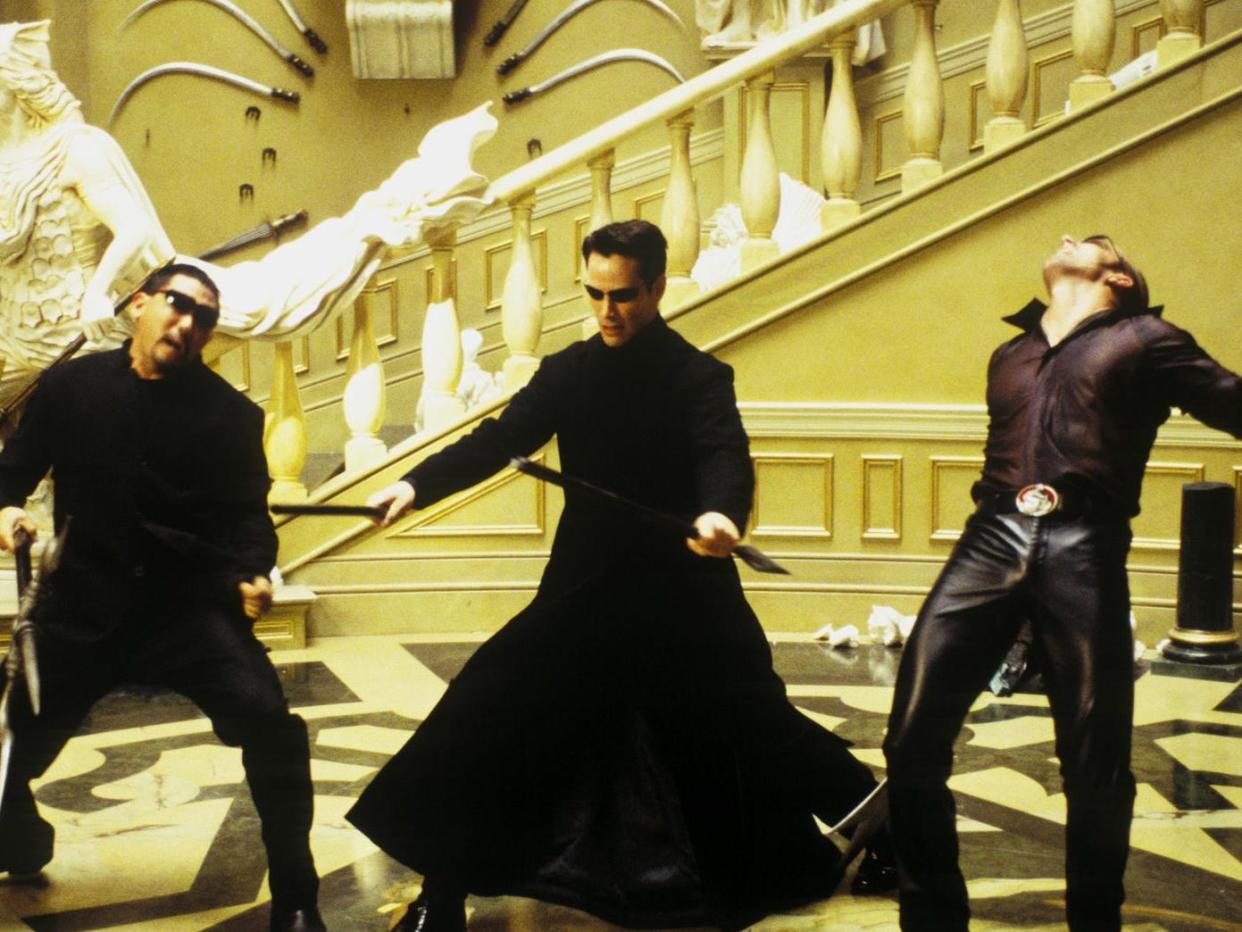 matrix reloaded warner bros