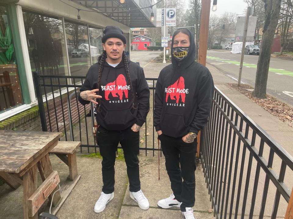 Local hip-hop artist Savelle Tha Native and his friend Tyler Hendry, who goes by the alias Canseco, were both at the WOW Hall where a shooting happened Friday.