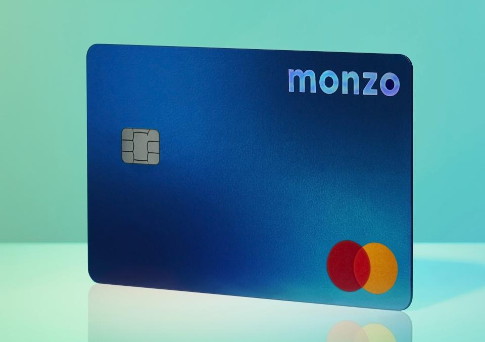 The new Monzo plus card. Photo: Monzo