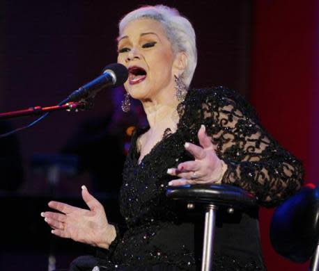 LEGENDARY JAZZ VOCALIST ETTA JAMES PERFORMS AT THE ANNUAL PLAYBOY JAZZ FESTIVAL AT THE HOLLYWOOD BOWL.