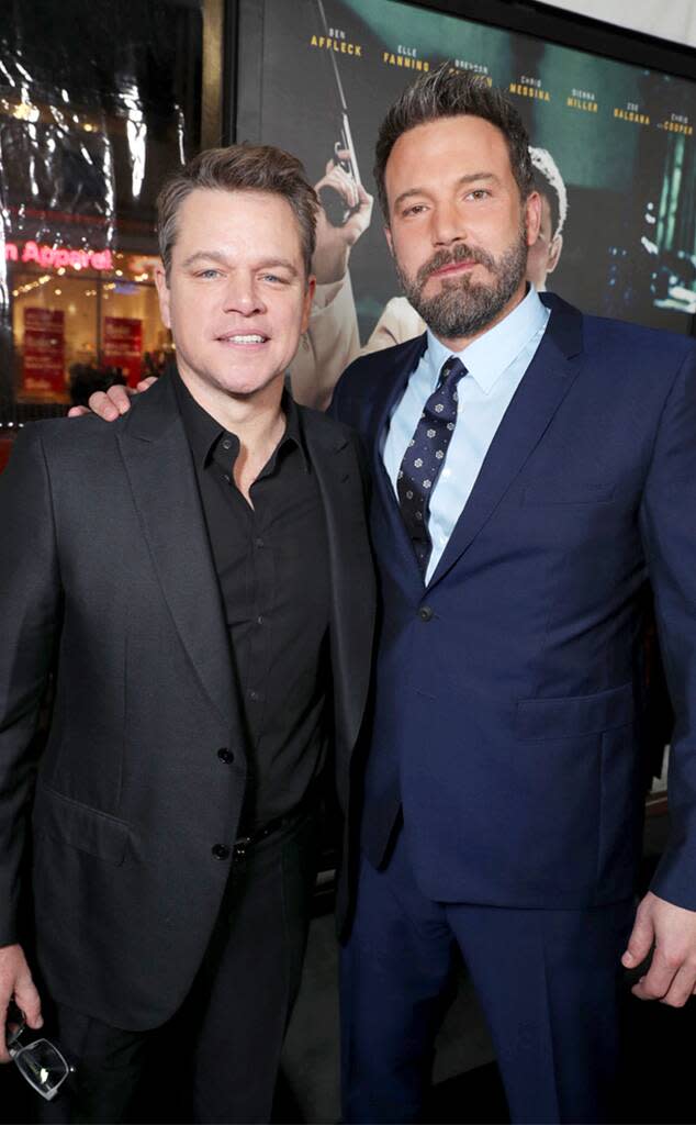 Matt Damon, Ben Affleck, Beard, Goatee, 2017