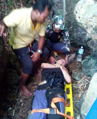 Local media said her attacker, Apai Ruengvorn, 28, allegedly continued to molest her even when she was laying on the ground after the fall. Photo:The Phuket News