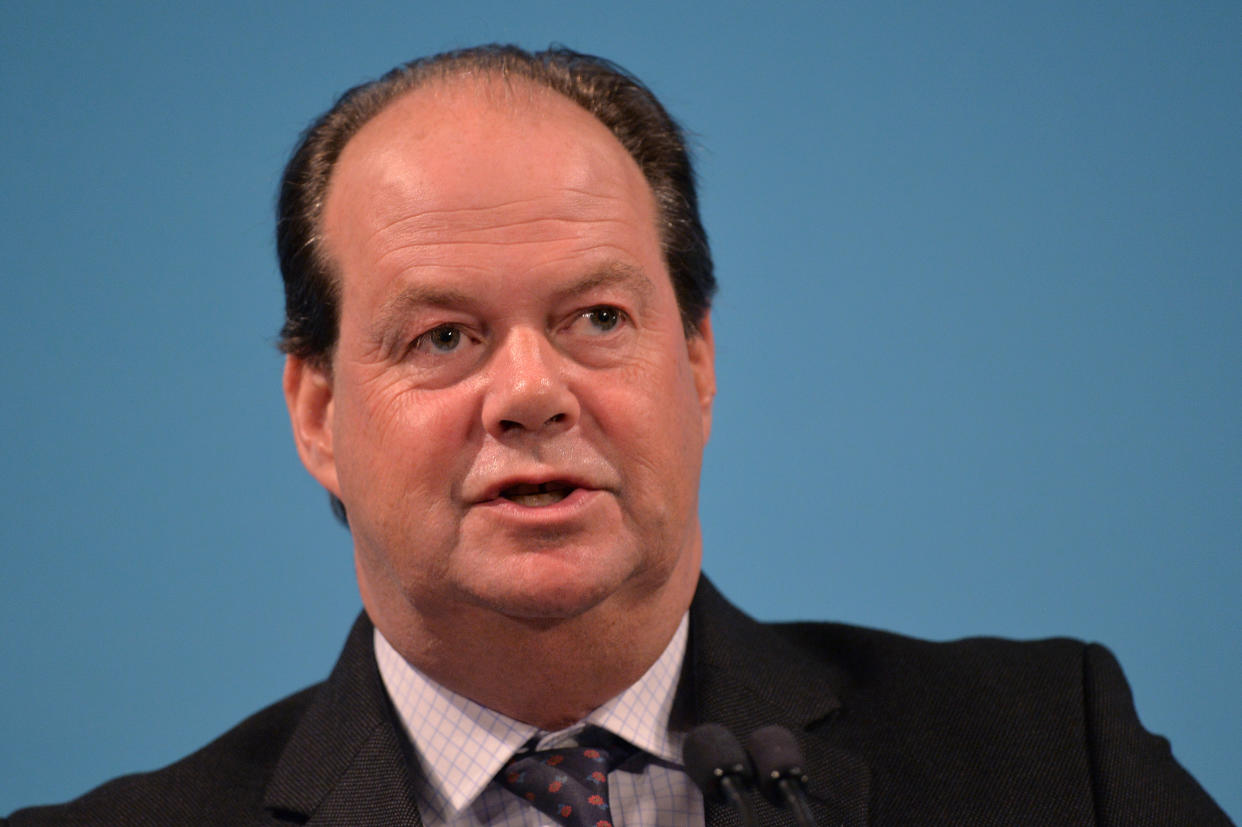 Stephen Hammond (Conservative) speaks as he appears on behalf of candidate for Mayor of London Zac Goldsmith during the London Mayoral Housing Hustings at St John's, London.