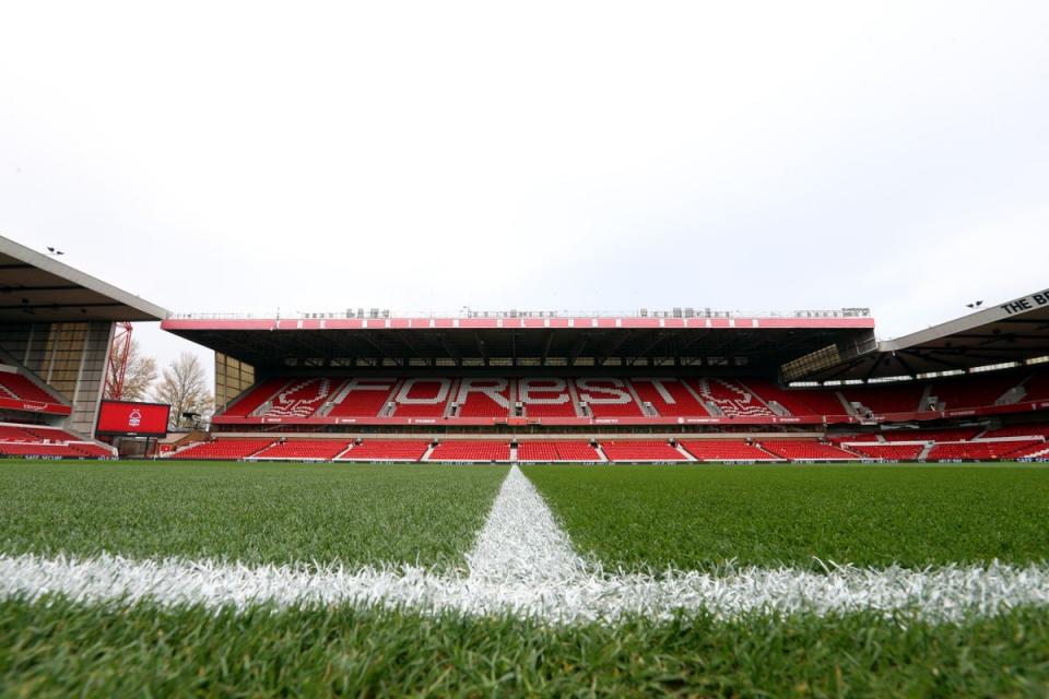 The CPS is in touch with its police contacts concerning homophobic chanting at the City Ground on Sunday (Isaac Parkin/PA) (PA Wire)