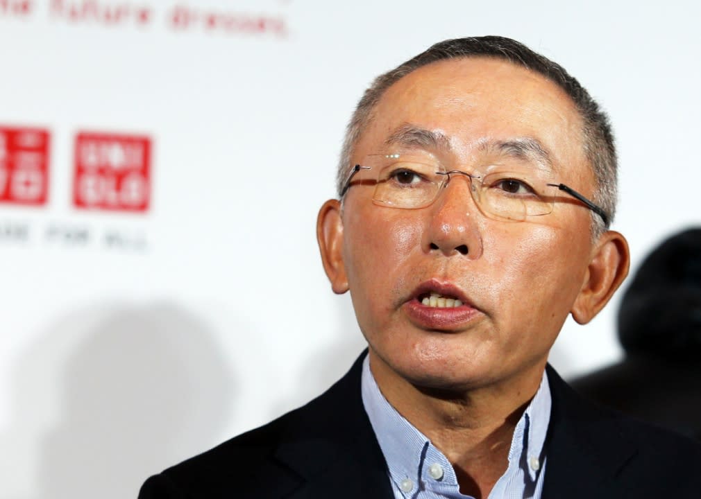 33. Tadashi Yanai & family | Net worth: $39.4 billion - Source of wealth: fashion retail - Age: 72 - Country/territory: Japan | Japan’s Tadashi Yanai is chief executive, chairman and the biggest shareholder of Fast Retailing, parent of the popular clothing company Uniqlo. Fast Retailing is Asia’s biggest clothing retailer. The first Uniqlo store opened in 1984, and now there are more than 2,000 stores in some 20 countries. Yanai lives in a $50 million house outside Tokyo and owns two golf courses in Hawaii. He was born in southern Japan, where his father owned a clothing store and the family lived upstairs. (Koji Watanabe/Getty Images)