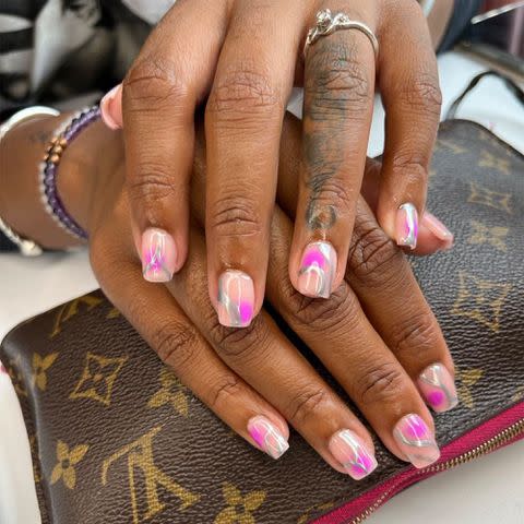 Airbrush Nails: How To Take On The '00s Mani Trend At Home