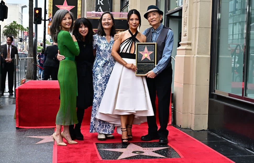 Joy Luck Club reunion at Walk of Fame ceremony