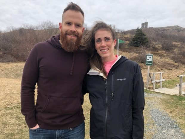 Nick and Jennifer Cherniwchan hope others will follow in their footsteps and collect trash on the trails.